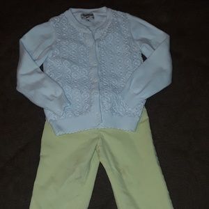 Warm Yellow & White Outfit